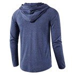 SIR7 Men's Lightweight Long Sleeve Gym Hoodie