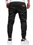 Men's Casual Black Joggers with Pockets