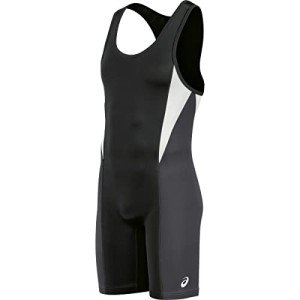 ASICS Men's Legit Wrestling Singlet - Black/Grey