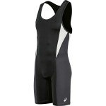 ASICS Men's Legit Wrestling Singlet - Black/Grey