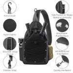 SPOENGRU Pickleball Sling Bag with Water Holder