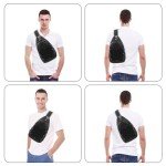 SPOENGRU Pickleball Sling Bag with Water Holder