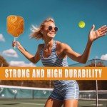 6 Pack Colorful Durable Pickleballs with Mesh Bag
