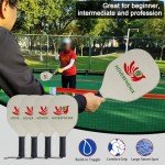 Portable Pickleball Set with Net and Paddles