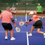 Portable Pickleball Set with Net and Paddles