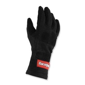 RaceQuip 355 Series Black Driving Gloves - Large