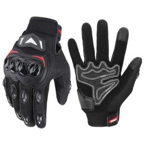 KEMIMOTO Touchscreen Motorcycle Gloves for Men