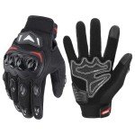 KEMIMOTO Touchscreen Motorcycle Gloves for Men