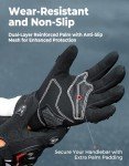 KEMIMOTO Touchscreen Motorcycle Gloves for Men