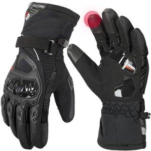 KEMIMOTO Winter Touchscreen Motorcycle Riding Gloves