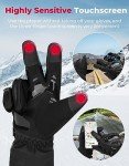 KEMIMOTO Winter Touchscreen Motorcycle Riding Gloves