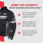 Men's Mesh Motorcycle Jacket - Breathable Biker Gear