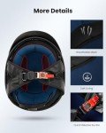 ILM Half Helmet with Sun Visor for Bikers