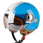Retro 3/4 Open Face Vespa Motorcycle Helmet