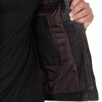 Men's Retro Slim Fit Leather Motorcycle Jacket