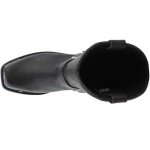 Dingo Men's Black Mid-Calf Square Toe Motorcycle Boots
