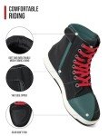 Men's Breathable Motorcycle Riding Boots - Black