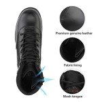 NORTIV 8 Men's Tactical Side Zipper Work Boots