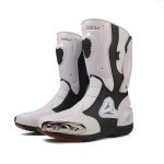Zeozoom Unisex Motorcycle Riding Leather Boots