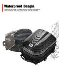 Waterproof Motorcycle Tail Bag with Expandable Storage