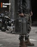 Waterproof Motorcycle Tail Bag with Expandable Storage