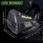KATUR Waterproof Motorcycle Backseat Storage Bag - Black
