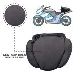KATUR Waterproof Motorcycle Backseat Storage Bag - Black