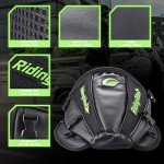 KATUR Waterproof Motorcycle Backseat Storage Bag - Black
