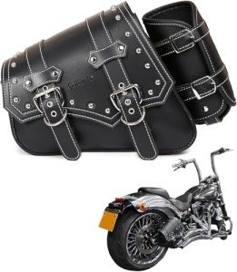 Motorcycle Saddle Bags with Cup Holder - Waterproof