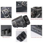 Motorcycle Saddle Bags with Cup Holder - Waterproof
