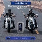 LEXIN B4FM Motorcycle Bluetooth Intercom Headset - 2 Pack
