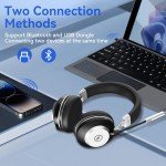Wantek Wireless Headset with AI Noise Cancelling