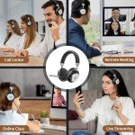 Wantek Wireless Headset with AI Noise Cancelling