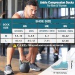 Men's Merino Wool Ankle Hiking Socks - 6 Pairs