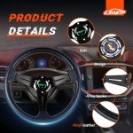 RASTP Racing Steering Wheel 13.8" with Horn Button