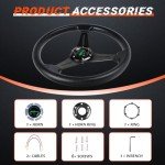 RASTP Racing Steering Wheel 13.8" with Horn Button