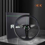 RASTP Racing Steering Wheel 13.8" with Horn Button