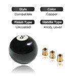 Universal Black Acrylic Gear Shift Knob