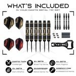 6-Pack IgnatGames Steel Tip Darts Set with Case