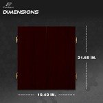 Belmont Official Size Dart Board Cabinet Set