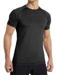 Men's 6 Pack Short Sleeve Compression Workout Tops