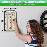 GoSports Magnetic Dry Erase Darts Scoreboard
