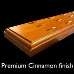 Wall-Mounted Solid Wood Dart Holder in Cinnamon