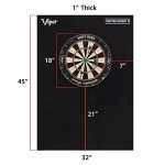 Viper Defender III Dartboard Wall Protector, Black