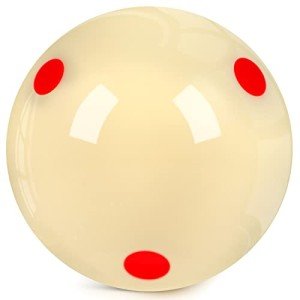 Pro-Cup 2-1/4" Billiard Cue Ball with Dots