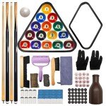 95-Piece Pool Table Accessory Set Essentials