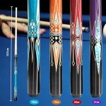 4-Piece Maple Wood Pool Stick Set for Adults