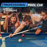 4-Piece Maple Wood Pool Stick Set for Adults