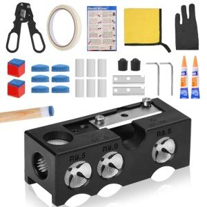 11-in-1 Pool Cue Tips Replacement and Shaping Kit