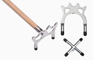 Accuplay 57" Maple Pool Bridge Stick with Heads